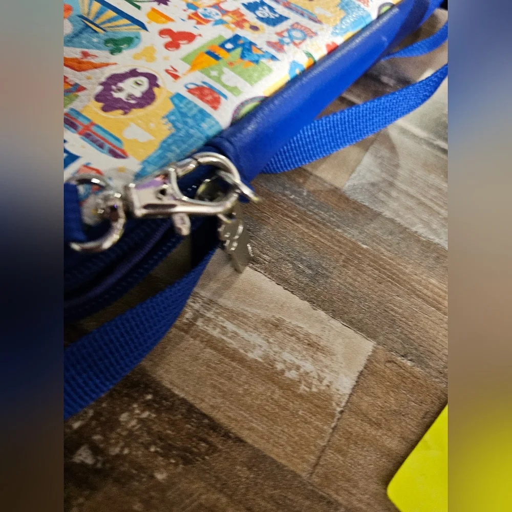 Disney Parks Theme Parks Icons Padded Crossbody Tablet Case - Picture 7 of 8